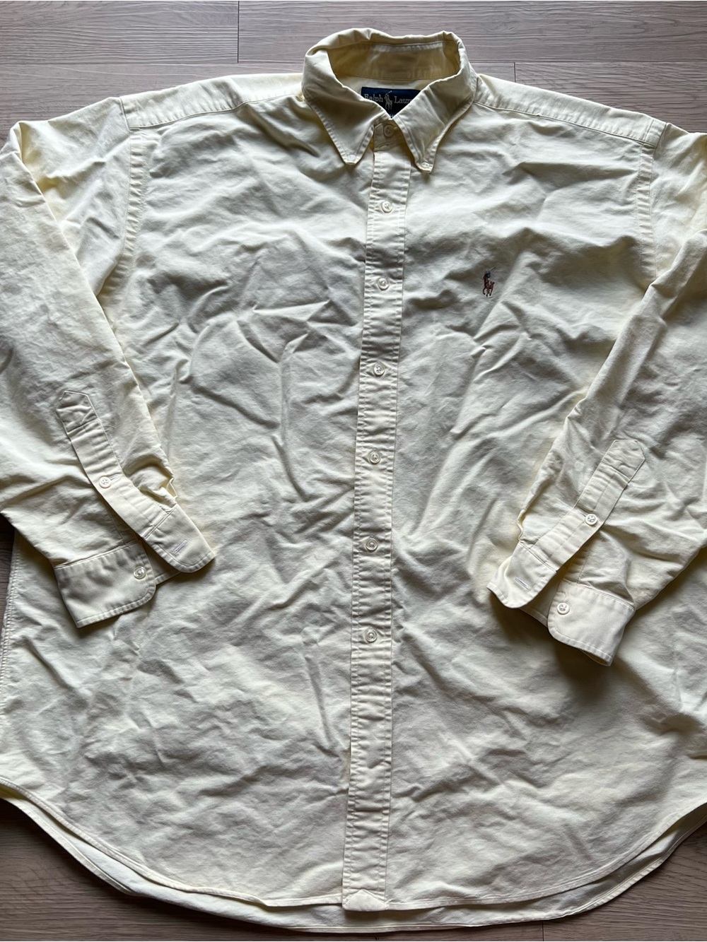 Ralph Lauren Men’s Light Yellow Button Up